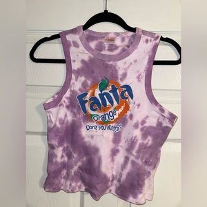 Fanta Cropped Muscle Tank - Size L